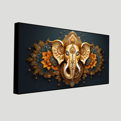 Lord Ganesha Wall Art | Premium Spiritual Paintings by Creative Decor