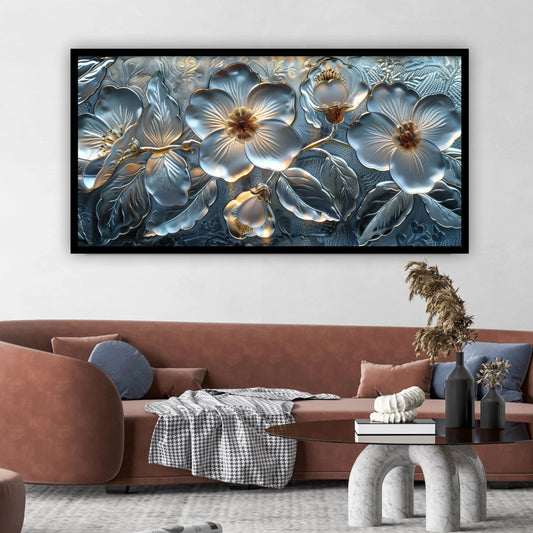 Vibrant Flower Wall Art for Interior Decoration