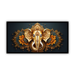 Lord Ganesha Wall Art | Premium Spiritual Paintings by Creative Decor