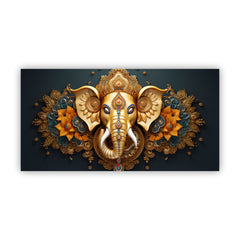 Lord Ganesha Wall Art | Premium Spiritual Paintings by Creative Decor