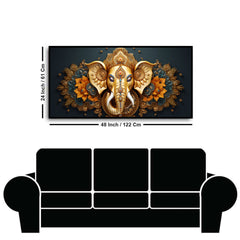 Lord Ganesha Wall Art | Premium Spiritual Paintings by Creative Decor