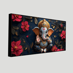 Serene Lord Ganesha Painting | Add Tranquility to Your Home by Creative Decor