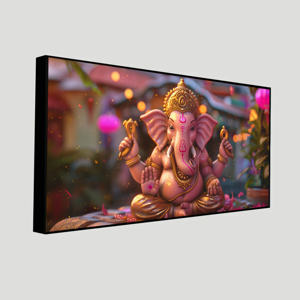 Lord Ganesha Tranquil Wall Painting | Elevate Your Interior by Creative Decor