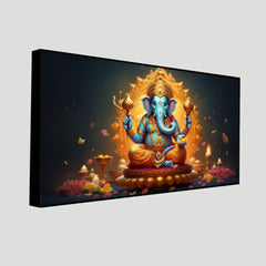 Creative Decor | Calm Your Space with Our Gold Ganesha Artwork