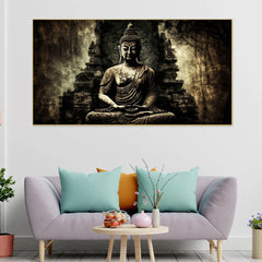 Creative Decor buddha-statue Canvas Wall Painting for Living Room, Bedroom, Office.