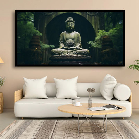 Serenity of Lord Buddha Wall Paintings by Creative Decor