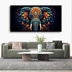 Beautiful Elephant In Abstract