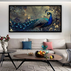 Transform Your Space with Creative Decor Peacock Art | Tranquil Wall Paintings for Serene Interiors