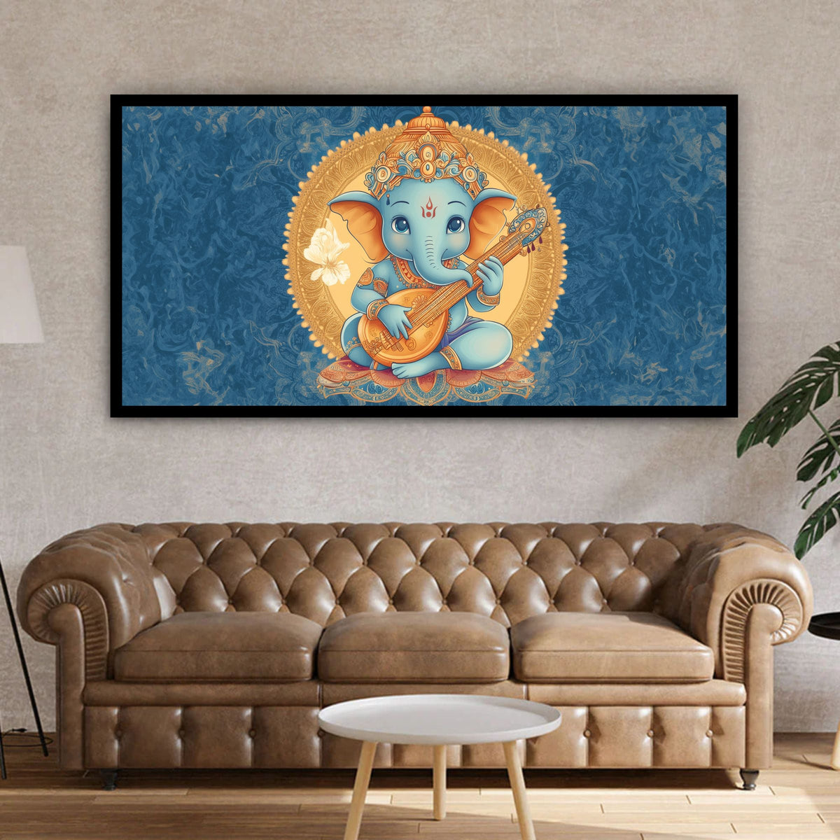 Creative Decor Lord Ganesha Art | Uplift Your Decor with Tranquil Wall Paintings