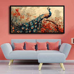 Peacock paintings