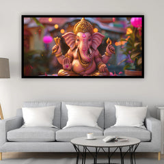 Lord Ganesha Tranquil Wall Painting | Elevate Your Interior by Creative Decor