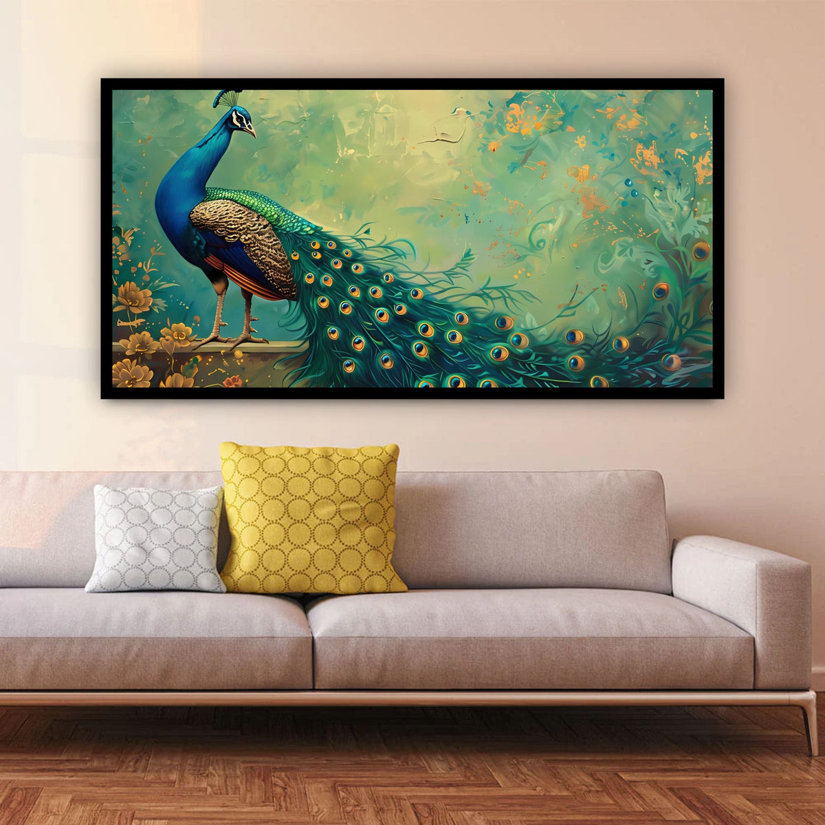 Peacock Spiritual Wall Art | Uplift Your Decor with Creative Decor