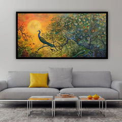 Creative Decor Peacock Painting - Wall Art for Tranquil Spaces