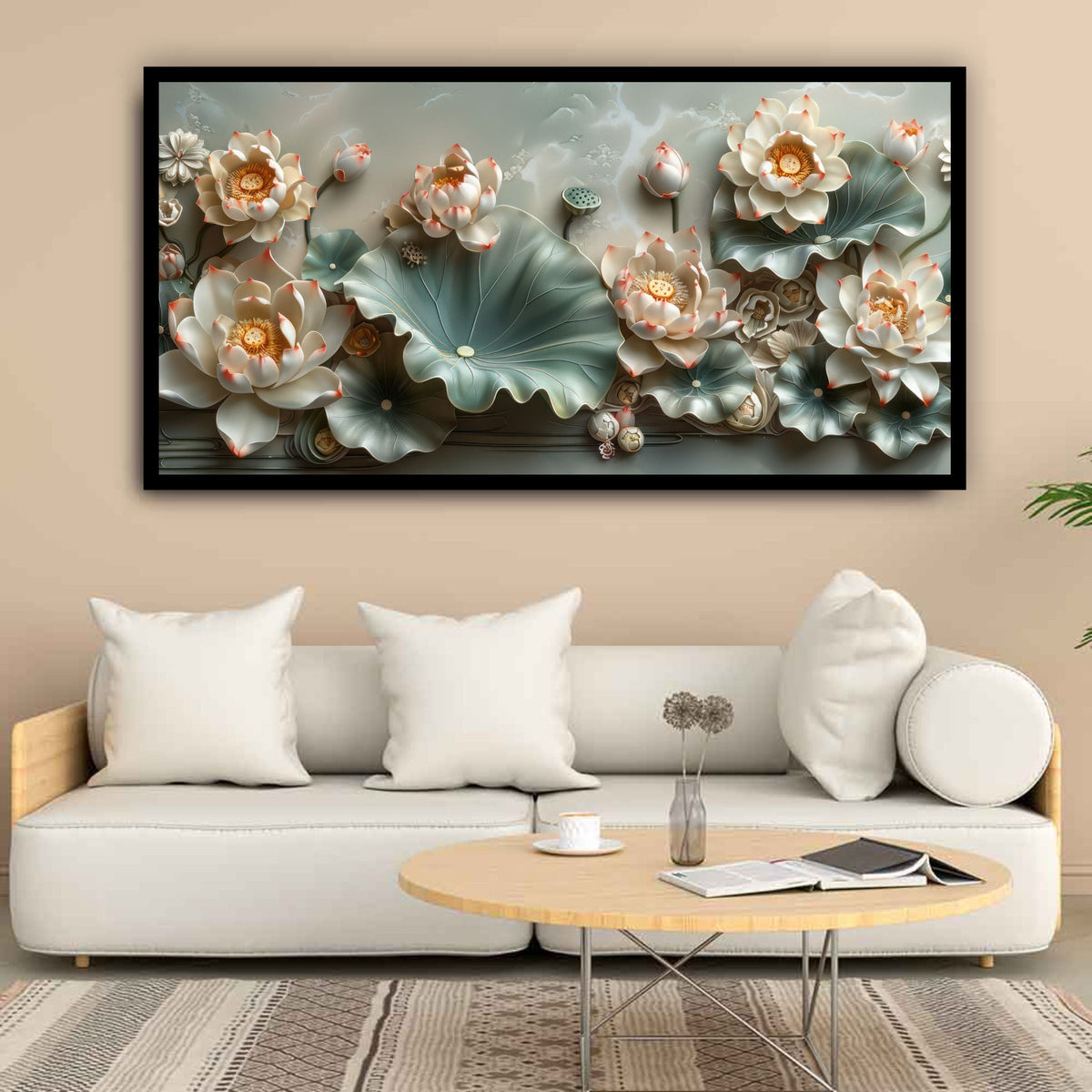 Botanical Flower Wall Painting | Nature Lover’s Choice