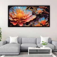 Nature-Inspired Flower Wall Art | Elegant Canvas