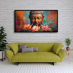 Creative Decor Buddha Wall Painting | Perfect for Meditation Spaces