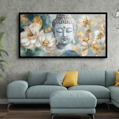 Serenity of Lord Buddha Wall Paintings by Creative Decor