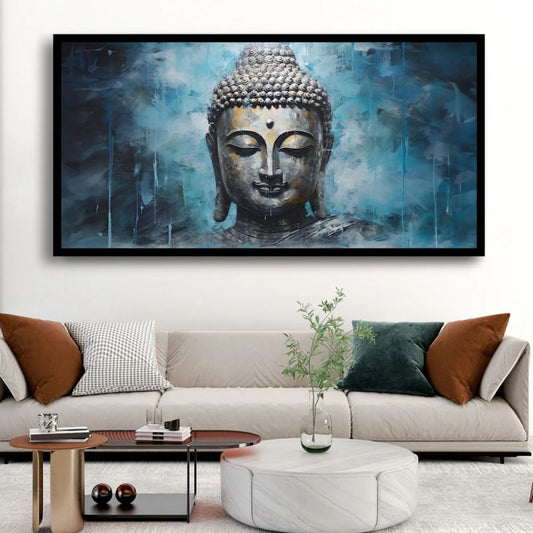 Serenity of Lord Buddha Wall Paintings by Creative Decor