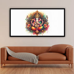 Lord Ganesha Spiritual Wall Painting | Perfect Home Decor by Creative Decor