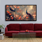 Peacock paintings