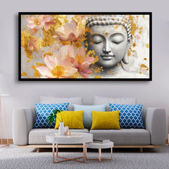 Serenity of Lord Buddha Wall Paintings by Creative Decor