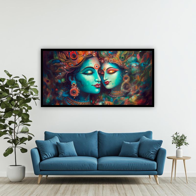 Serene Radha Krishna Painting | Add Tranquility to Your Home by Creative Decor