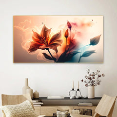 Creative Decor abstract-background-with-fabulous-flowers- for Living Room, Bedroom, Office.