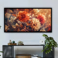 Vibrant Flower Wall Art for Interior Decoration