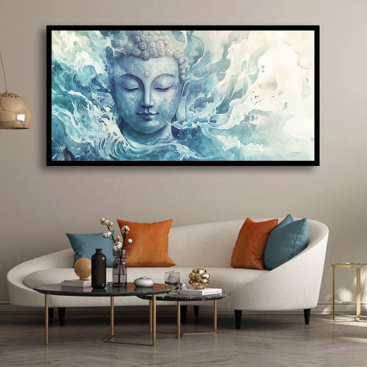 Serenity of Lord Buddha Wall Paintings by Creative Decor