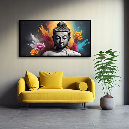 Buddha Wall Art for Home | Spiritual Paintings by Creative Decor | Peaceful Presence