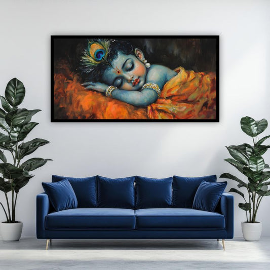 Radha Krishna Wall Painting | Spiritual Decor by Creative Decor