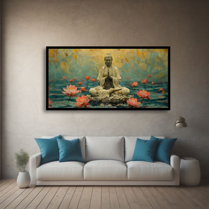 Serene Gautam Buddha Wall Art | Embrace Peace and Harmony