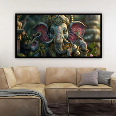 Lord Ganesha Wall Art for Home | Spiritual Paintings by Creative Decor