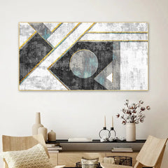 Creative Decor abstract-geometry-illustrations-gold-element-modern-art-fashion-wall Wall Painting for Living Room, Bedroom, Office.