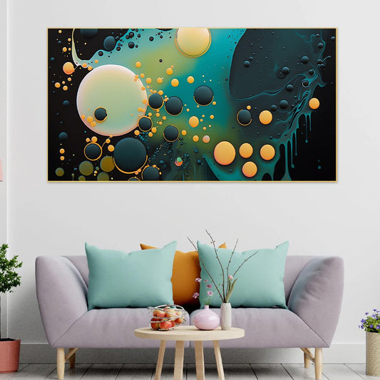 Creative Decor colorful-painting-with-word-oil-it Canvas Wall Painting for Living Room, Bedroom, Office.