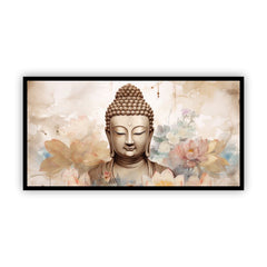 Zen-Inspired Gautam Buddha Painting | Spiritual Decor by Creative Decor