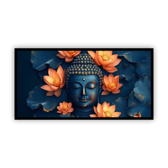 Serenity of Lord Buddha Wall Paintings by Creative Decor