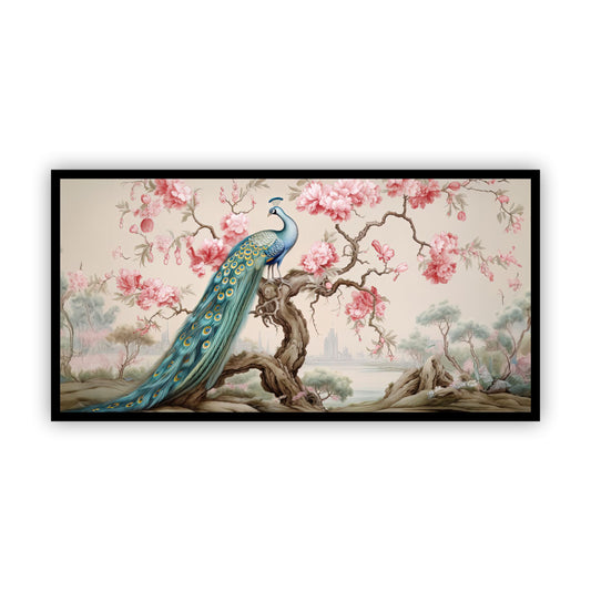 Peacock Canvas Wall Art | Bring Peace Home with Creative Decor