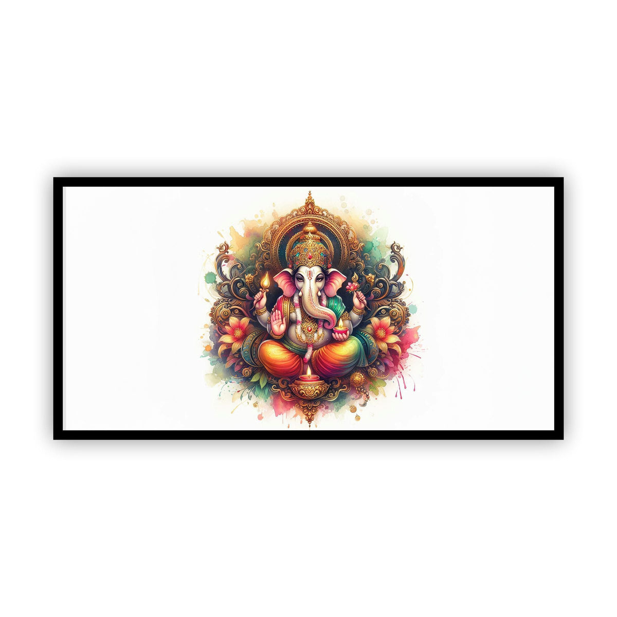 Lord Ganesha Spiritual Wall Painting | Perfect Home Decor by Creative Decor