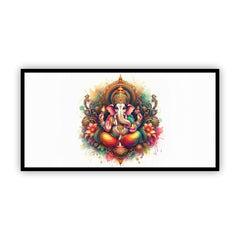 Lord Ganesha Spiritual Wall Painting | Perfect Home Decor by Creative Decor