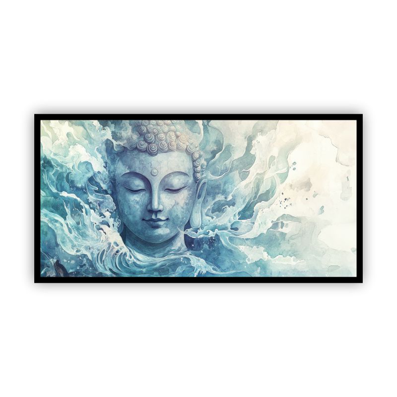 Serenity of Lord Buddha Wall Paintings by Creative Decor