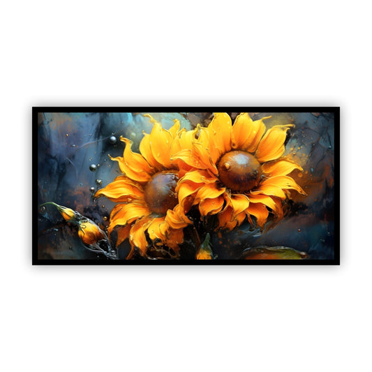 Bright Sunflower Flower Wall Art | Brighten Your Space