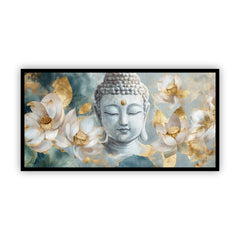 Serenity of Lord Buddha Wall Paintings by Creative Decor