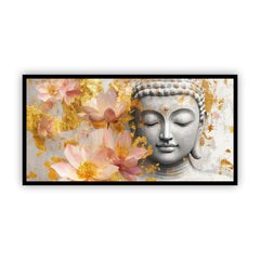 Serenity of Lord Buddha Wall Paintings by Creative Decor