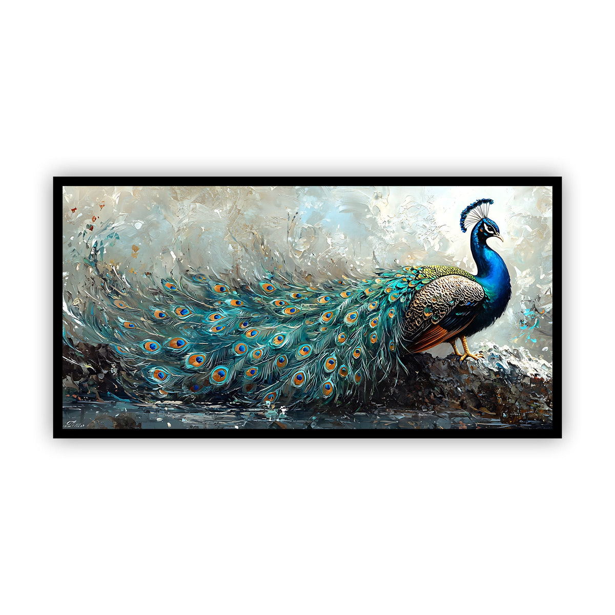 Serenity Through Art | Discover Creative Peacock and Zen Paintings for Peaceful Interiors
