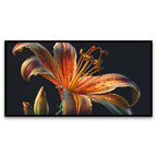 Creative Decor | Lily Flower Canvas | Wall Painting for Living Room, Bedroom, and Office.