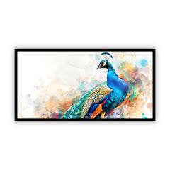 Peacock Wall Painting | Spiritual Decor by Creative Decor