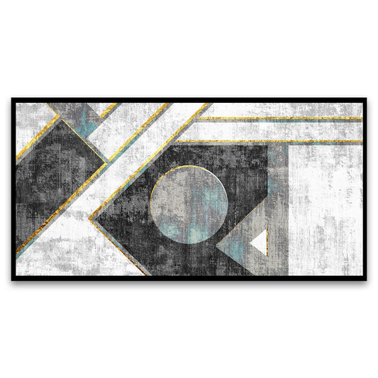 Creative Decor abstract-geometry-illustrations-gold-element-modern-art-fashion-wall Wall Painting for Living Room, Bedroom, Office.