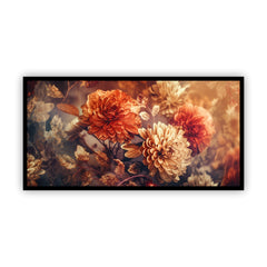 Vibrant Flower Wall Art for Interior Decoration