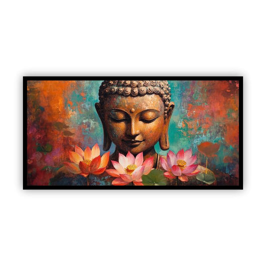 Creative Decor Buddha Wall Painting | Perfect for Meditation Spaces